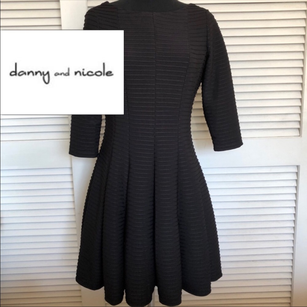 Danny and Nicole black cocktail dress